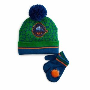 Jurassic Park Beanie Hat & Mittens Set for Toddler Boy